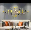 3D Creative Iron Wall Clock - Home Decor (65x100cm) - 1