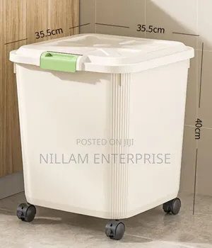Food Grade Cereal Storage Buckets with Measuring Cup