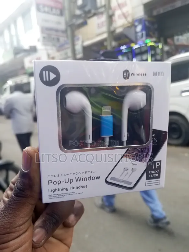Earphones za Lightning Zenye waya kwa iPhone 7-11 - 1