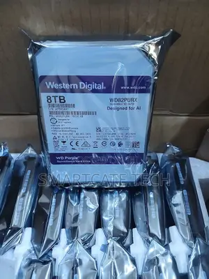 Western Digital Purple 8TB SATA Hard Drive for DVR/NVR