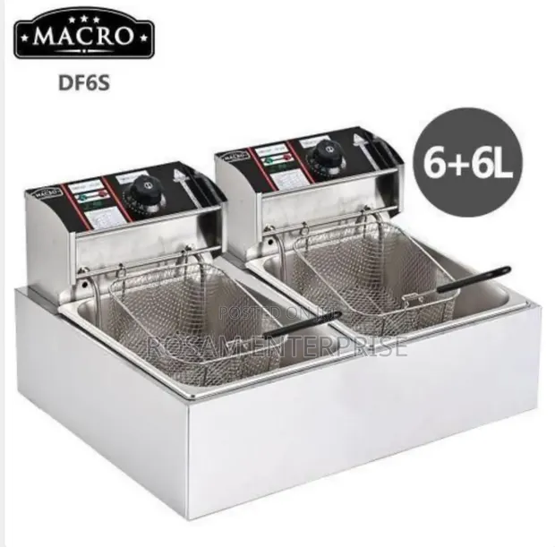 Macro 12L Double Deep Fryer - Brand New - 1