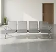 Heavy Duty 4-Seater Steel Waiting Bench - 2