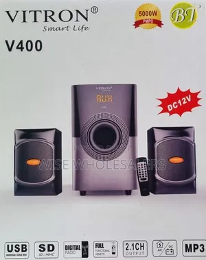 Vitron V401 Speaker System ya Multimedia na Bluetooth, USB