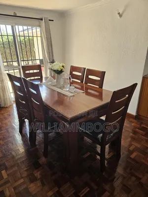 6-Seater Mahogany Dining Set