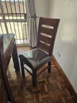 Seti ya Meza ya Kulia ya Mahogany ya Viti 6 - 4