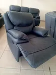 Kiti cha Kujirekebisha cha Kifahari cha Kijivu Giza cha Mtu Mmoja - 2