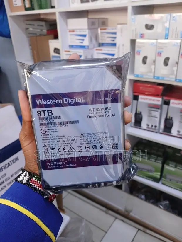 WD Purple 8TB Surveillance Hard Drive - 1