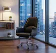 Executive Mid-Back Office Chair - Black - 5
