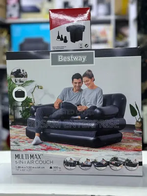 Bestway 5-in-1 Inflatable Pullout Sofa with Free Electric Pump