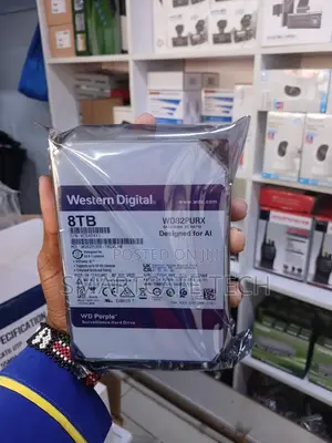 Western Digital WD Purple 8TB HDD kwa CCTV