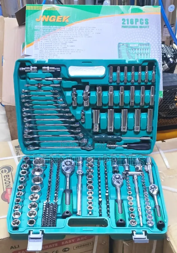 216pcs Chrome Vanadium Tool Set - 1