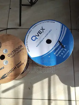 QVEX Kebo ya Mtandao ya Nje ya Cat 6 Inayostahimili UV