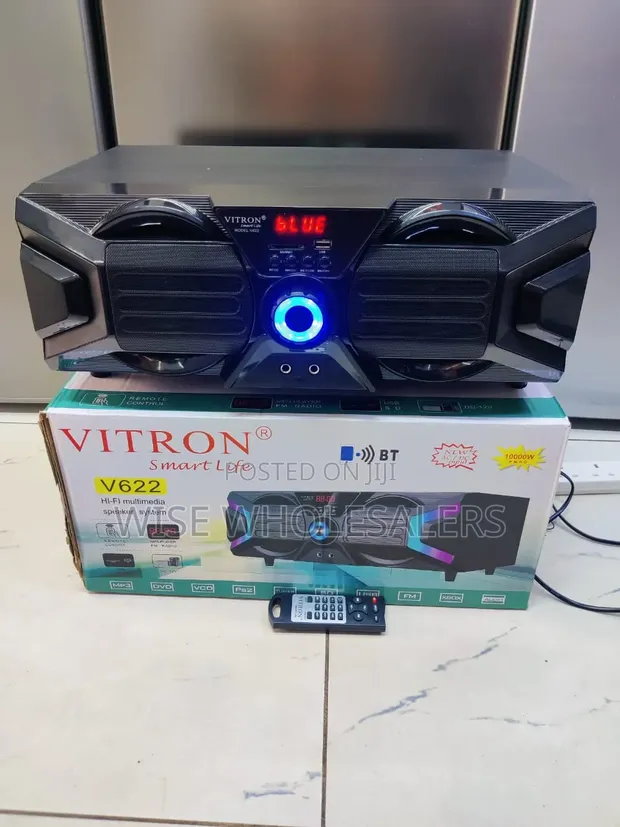 Vitron V622 Speaker ya Bluetooth na USB, MP3 & Redio ya FM - 1