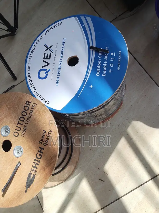 QVEX Cat6 Outdoor Ethernet Cable 305M - 1