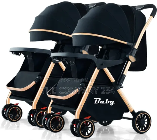 Stroller Mpya ya Watoto Mapacha - 1