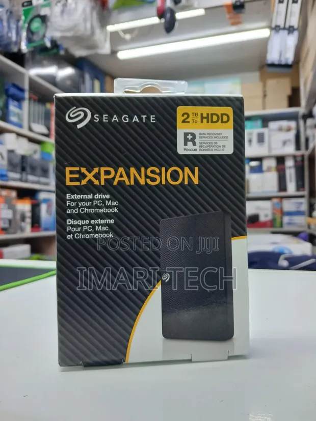 Seagate Expansion 2TB Portable External Hard Drive USB 3.0 - 1