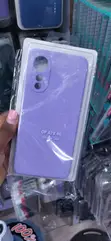 Kifuniko cha Purple Silicone kwa OPPO A78 4G - 2