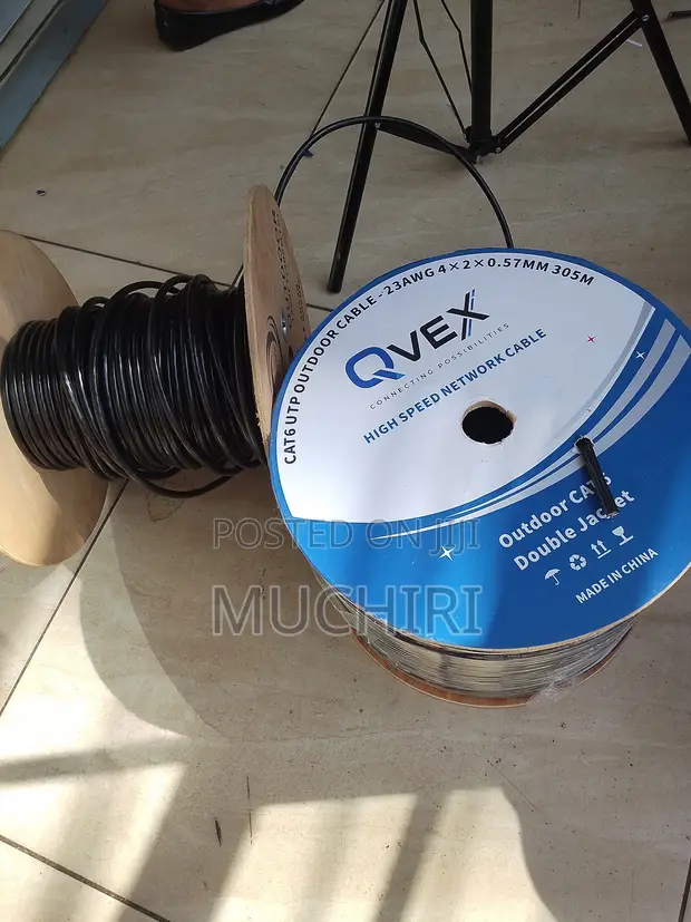 Kebo ya Cat6 Iliyolindwa na UV kwa CCTV na Mitandao - 1