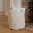 Corduroy Storage Basket / Laundry Basket - 1