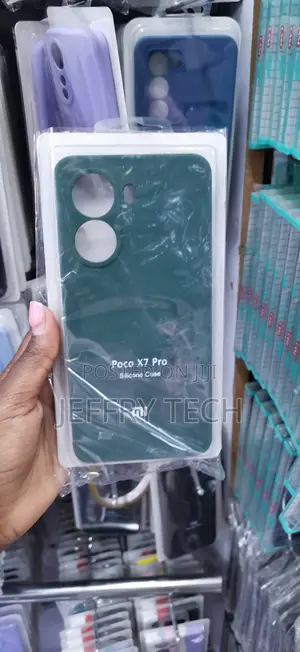 Dark Green Poco X7 Pro Silicone Case