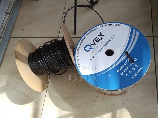 Outdoor UV Protected Ethernet LAN Cable 305m Cat6 - 1