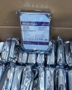 WD Purple 10TB Hard Drive ya CCTV kwa DVR/NVR