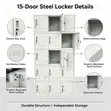 15-Door Steel Changing Room Locker - 3