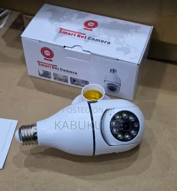 V380 Pro WiFi Light Bulb PTZ IP Camera - 1