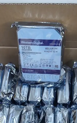 WD Purple 10TB HDD Halisi kwa Kamera za Usalama za CCTV
