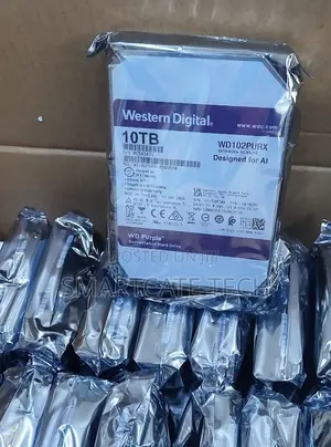 Western Digital Purple 10TB SATA HDD kwa Mifumo ya Usalama