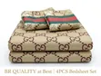 4 PC Bedsheet Set & 2 Pillowcases (6x7) - 4