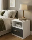 Sparrow Single-Drawer Bedside Table - 2