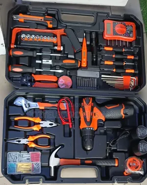 Cordless Drill Mpya na Multimeter