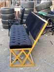 Brand New Waiting Bench - Black Velvet - 1