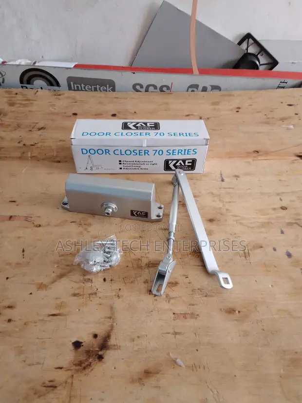 Advanced Automatic Door Closer - Hydraulic, Silver - 1