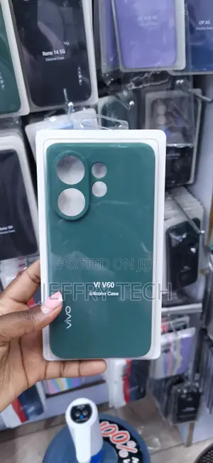Dark Green Silicone Protective Case for Vivo V60