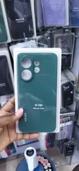 Kifuniko cha Kijani Kibichi cha Silicone cha Simu ya Vivo V60 - 1