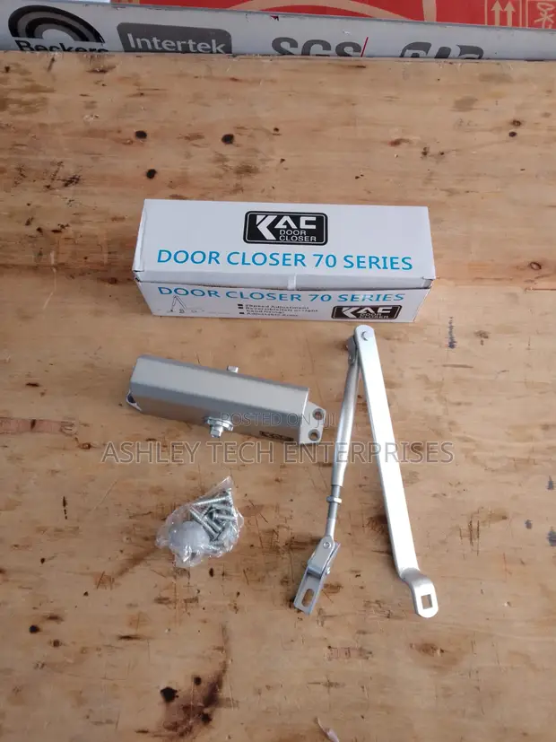 Heavy Duty Hydraulic Door Closer - Silver - 1