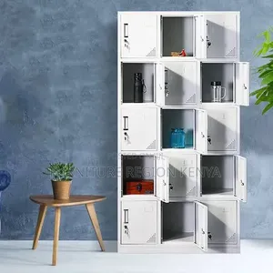 15-Door Steel Locker Cabinet