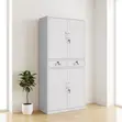 4-Door Metallic File Cabinet with 2 Drawers - 2