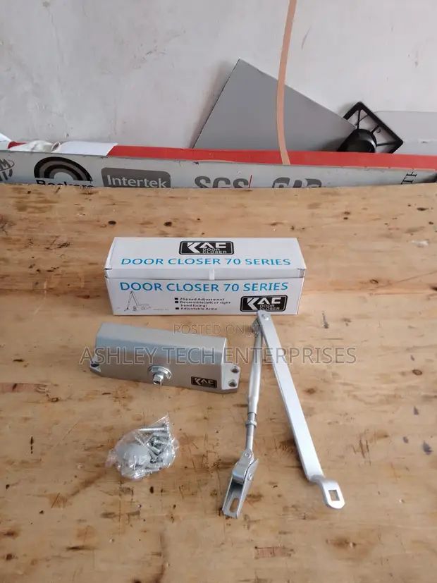 Smart Automatic Door Closer - Silver - 1