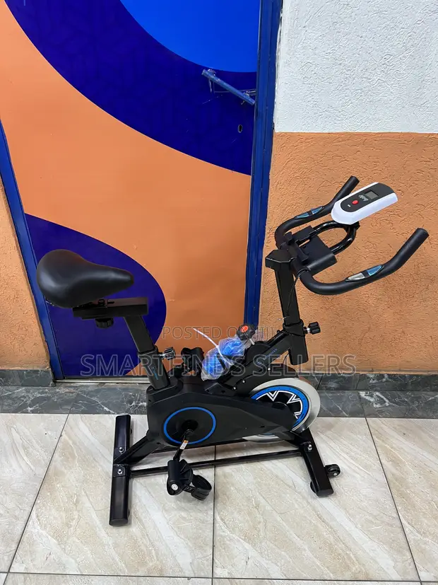 Adjustable Indoor Spin Bike for Home Gym - 1
