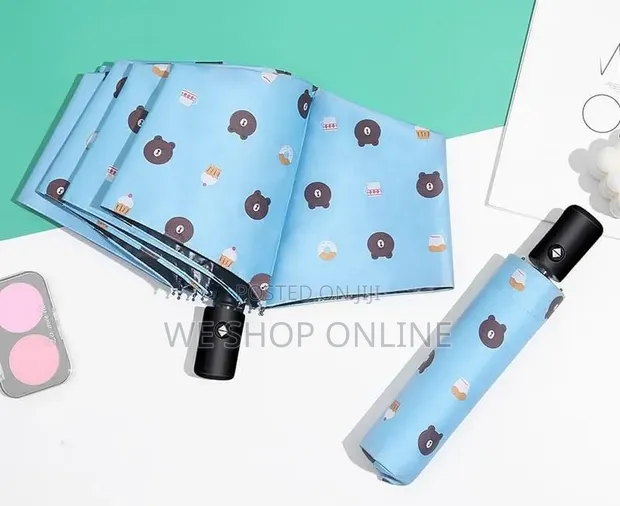 Mwavuli wa Bear wa Kujikinga na Jua wa Kujiendesha wa Anti-UV - 1