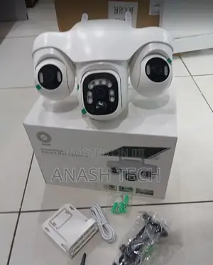 Kamera ya Usalama ya Solar ya WiFi ya Nje yenye Lens 3 na PTZ