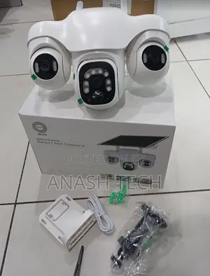 Kamera ya Ufuatiliaji ya V380 Pro Triple Screen HD Solar