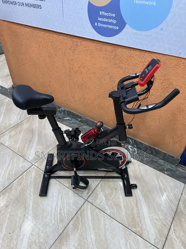 Adjustable Resistance Spin Bike for Home Fitness - 1
