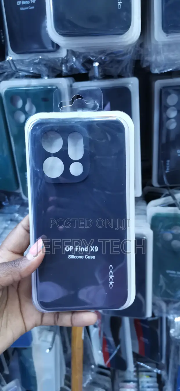 Kifaa Kipya cha Rangi ya Bluu Nyeusi cha Silicone kwa Oppo Find X9 - 1