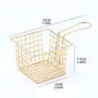 French Fries Frying Basket - Dhahabu - 5
