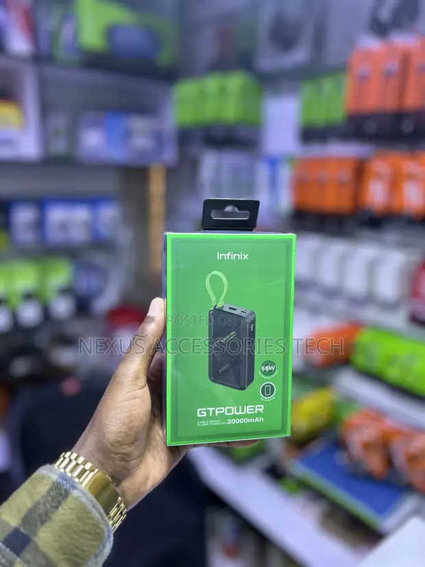 Infinix GT Power 20000mAh 55W Fast Charging Power Bank - 1