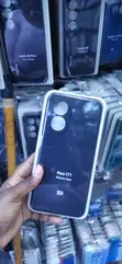 Kifuniko cha Silicone Rangi ya Bluu Nyeusi kwa Poco C71 / Xiaomi Redmi A5 4G - 2